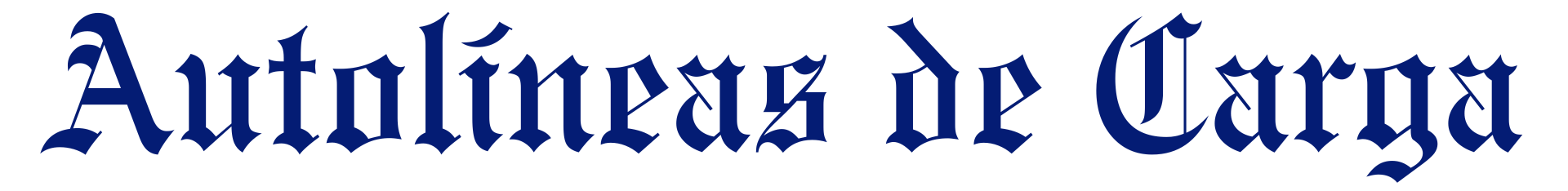 Autolíneas de Carga